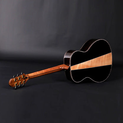 MUXIKA M500 40-inch High-Quality Acoustic Guitar, Solid Spruce Top, Rosewood + Maple Sides