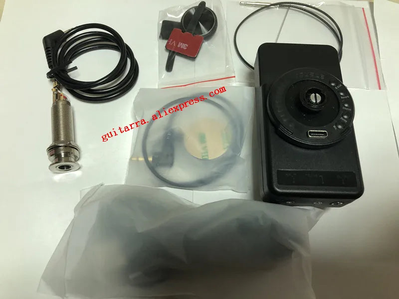 DOUBLE OS1 vibration pickup black resonance and mic function