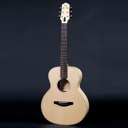 MUXIKA G860 36-inch high-quality Acoustic Guitar with Solid Spruce Top