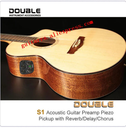 DOUBLE S1 Pro v3 S1Pro Guitar Resonance Pickup With Piezo & Dual Mode Microphone